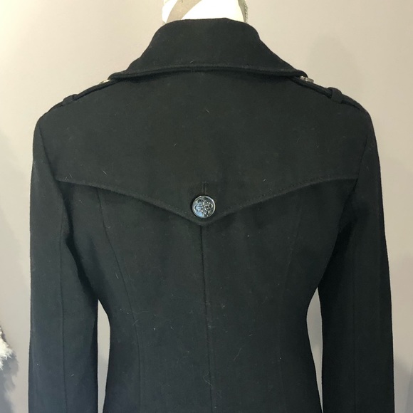 Guess Black Pea Coat - Picture 7 of 16